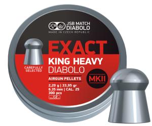 JSB EXACT KING HEAVY MKII DIABOLO 2,20g 6,35mm