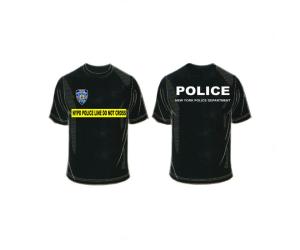T-SHIRT NYPD POLICE BLACK