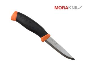 MORAKNIV COMPANION KNIFE STAINLESS BURNT ORANGE WITH RIGID SHEATH