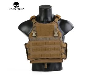 EMERSON GEAR PLATE CARRIER SCARAB STYLE COYOTE BROWN