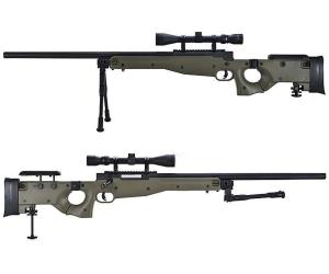 AW 338 SNIPER 2000 GREEN NEW BIPED AND OPTICS