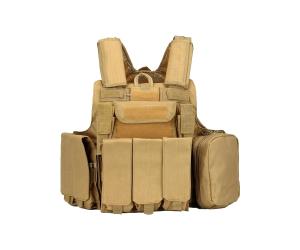 PROFESSIONAL DESERT TACTICAL VEST WITH 10 POCKETS