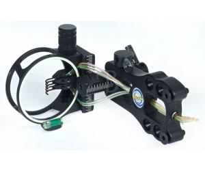 BOOSTER SIGHT FOR HUNTING BOW 5 PIN BLACK WITH LIGHT
