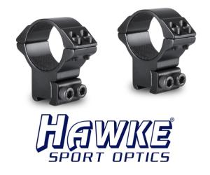 HAWKE ATTACCHI MATCH PER OTTICHE - TUBO 30mm - SLITTA 11mm - ALTI