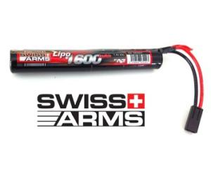 SWISS ARMS LIPO BATTERY 7.4V - 1600mAH 25C TUBE