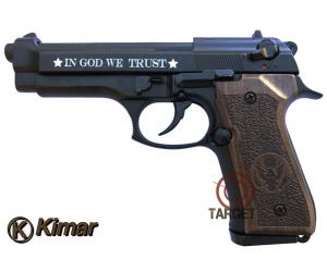 KIMAR 92 BLACK 9 mm "IN GOD WE TRUST" - SPECIAL EDITION
