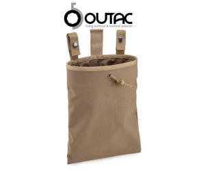 OUTAC EXHAUSTED MAGAZINE POUCH 1000D COYOTE TAN SPRINGS