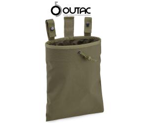 OUTAC EXHAUSTED MAGAZINE POUCH 1000D SPRINGS OR GREEN