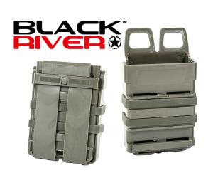 BLACK RIVER FAST MAG MAGAZINE POUCH FOR GREEN M4 2PCS