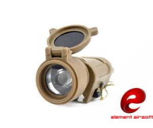 ELEMENT TORCIA LED M3X TACTICAL SHORT CON ATTACCO RAPIDO TAN