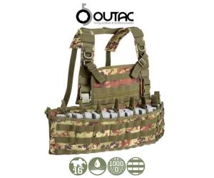 OUTAC MOLLE RECON CHEST RIG 1000D ITALIAN VEGETABLE