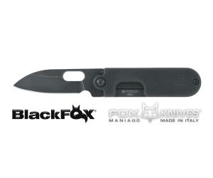 FOX BLACKFOX KNIFE BEAN GEAN 2 BLACKWASHED G10 BF-719G10