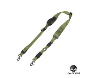 EMERSON BELT 1 AND 2 POINTS QUICK RELEASE GREEN