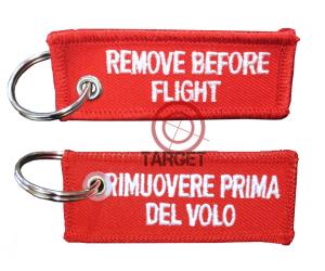 KEY RING - REMOVE BEFORE FLIGHT SMALL