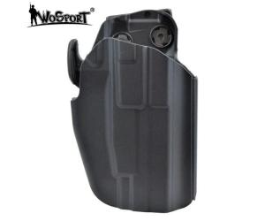 WO SPORT COMPACT HOLSTER UNIVERSAL BLACK
