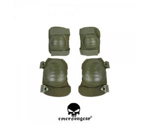 EMERSON SET KNEE AND ELBOW PADS OD GREEN