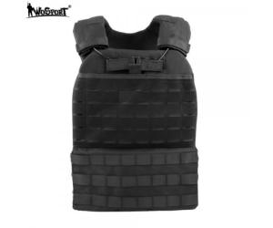 WOSPORT TACTICAL VEST PLATE CARRIER NERO