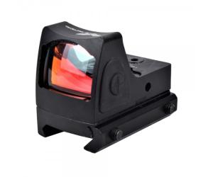 JS-TACTICAL MINI RED DOT SHADOW OLOGRAFICO NERO