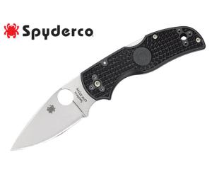 SPYDERCO NATIVE 5 FRN BLACK PLAIN FOLDING KNIFE