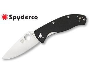 SPYDERCO TENACIOUS G-10 PLAIN FOLDING KNIFE