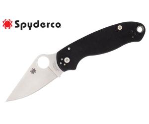SPYDERCO FOLDING KNIFE PARA 3 G-10 BLACK PLAIN