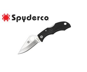 SPYDERCO LADYBUG 3 FRN BLACK PLAIN FOLDING KNIFE