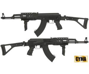 CYMA AK 47 FULL AUTOMATIC TACTICAL FOLDING BLACK