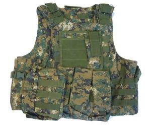 PROFESSIONAL MARPAT TACTICAL VEST WITH 6 POCKETS