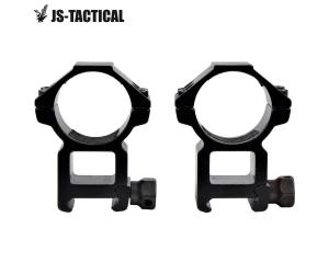 JS-TACTICAL REINFORCED ATTACHMENTS FOR OPTICS - TUBE 30mm - SLIDE 22mm - HIGH