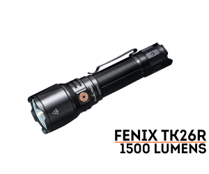 FENIX TORCH TK26R 1500 LUMENS RECHARGEABLE MULTI WHITE / RED / GREEN