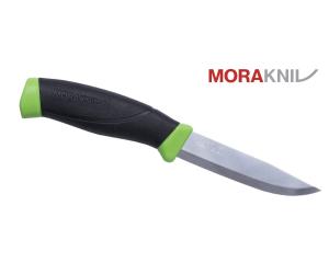 MORAKNIV COMPANION STAINLESS NEON GREEN KNIFE WITH RIGID SHEATH