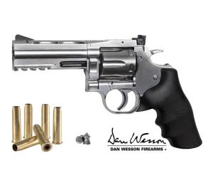 REVOLVER AND WESSON 715 4 "NICKEL PELLET - NEW