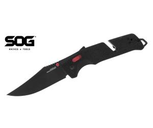 SOG TRIDENT AT BLACK / RED WITH ASSISTED OPENING