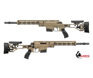 ARES AIRSOFT SNIPER MS303 RIFLE CNC DARK EARTH FULL METAL