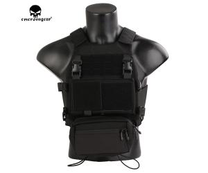 EMERSONGEAR PLATE CARRIER CON CHEST RIG NERO
