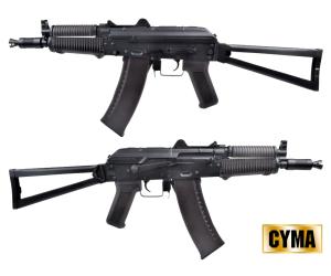 CYMA AK 74-U BLACK FULL METAL  NEW EDITION