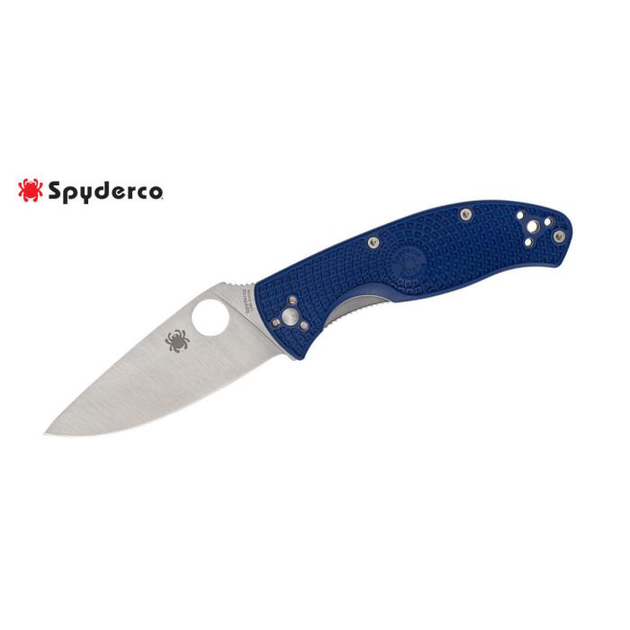 SPYDERCO FOLDING KNIFE TENACIOUS S35VN FRN BLUE PLAIN