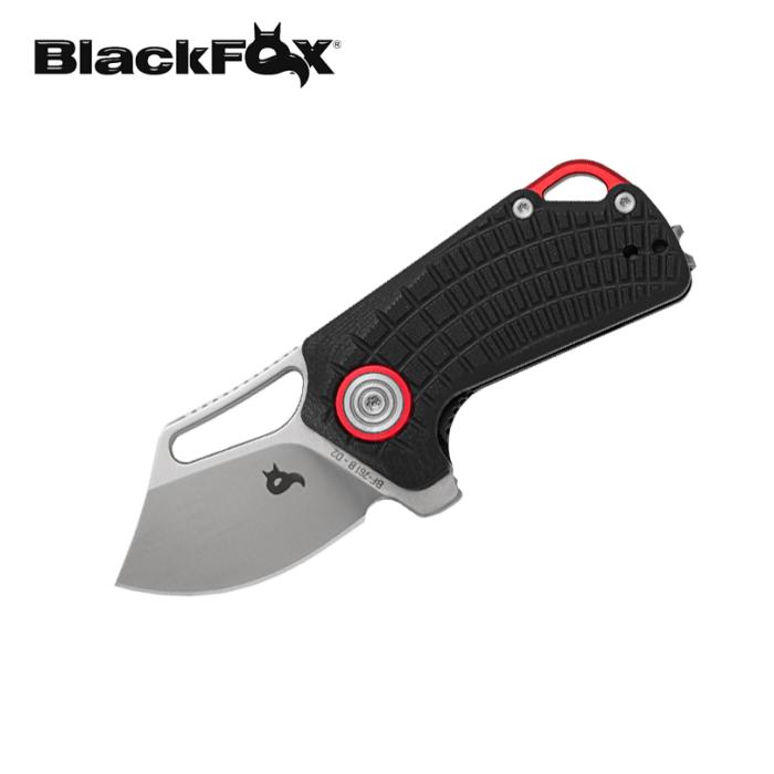 FOX BLACKFOX FOLDING KNIFE PUCK BLACK BF-761 B