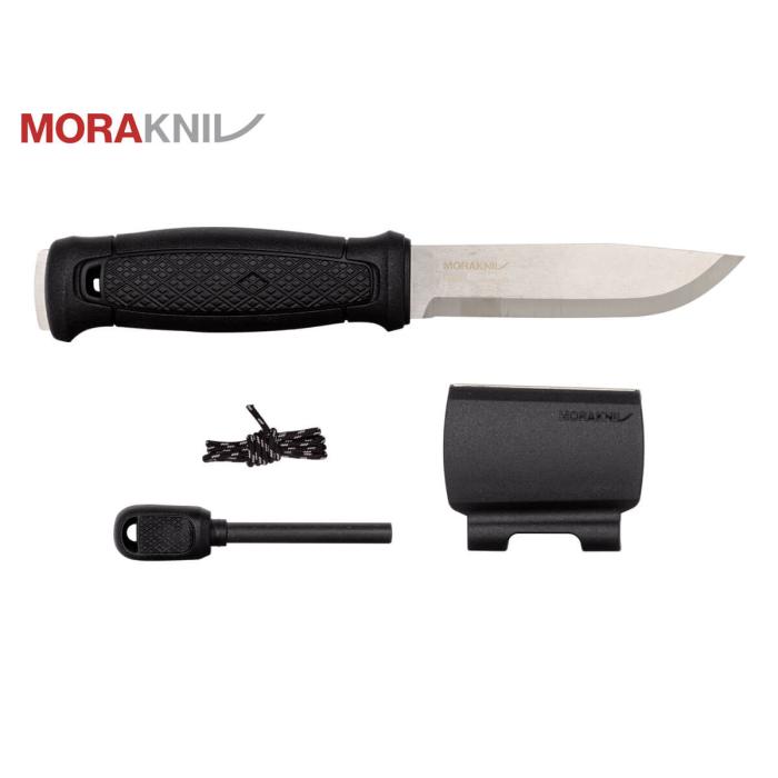 MORAKNIV GARBERG BLACK KNIFE WITH SURVIVAL KIT