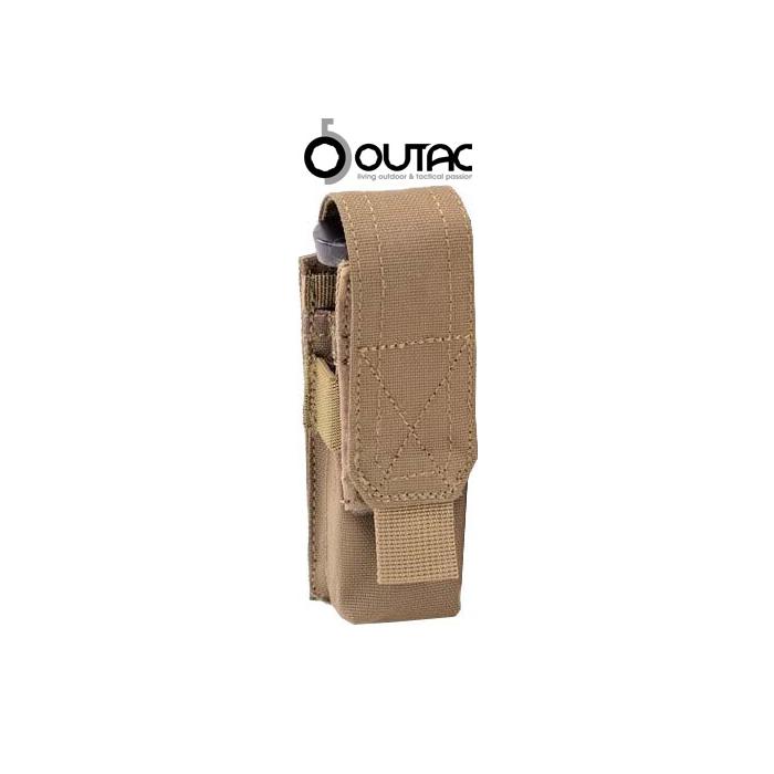 OUTAC MAGAZINE POCKET PISTOL/TORCH/KNIFE COYOTE TAN