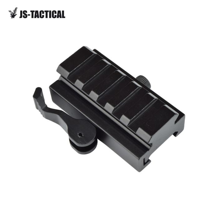 JS-TACTICAL RAISED WEAVER SLIDE 1/2&#39;&#39; 5 SLOT WITH QUICK RELEASE