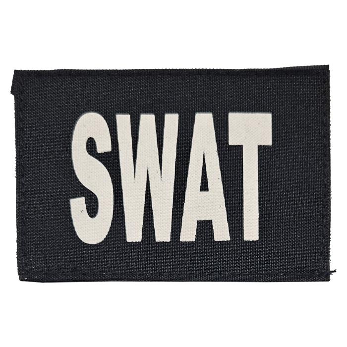 PATCH SWAT BLACK SMALL