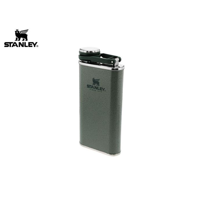 STANLEY CLASSIC EASY-FILL WIDE MOUTH FLASK 230ML HAMMERTONE GREEN
