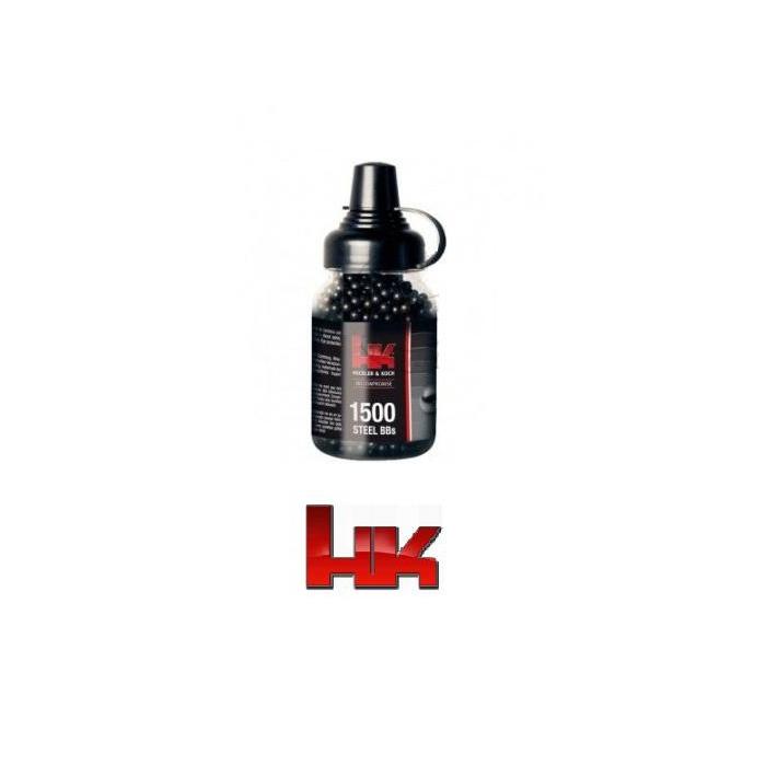 H&K ROUND BLACK STEEL 1500 pz  CAL. 4,5 mm