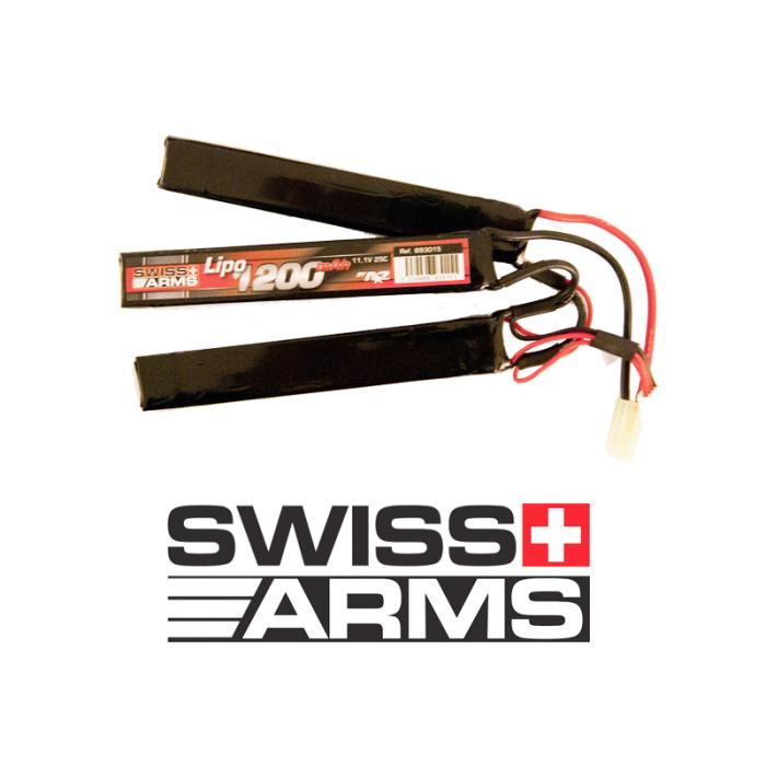 SWISS ARMS LIPO BATTERY 11.1V - 1200mAH 25C TRIPLE L