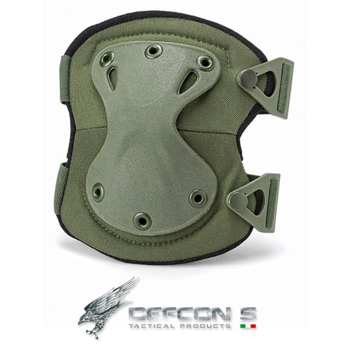 DEFCON 5 PROFESSIONAL GREEN MILITARY KNEE PADS