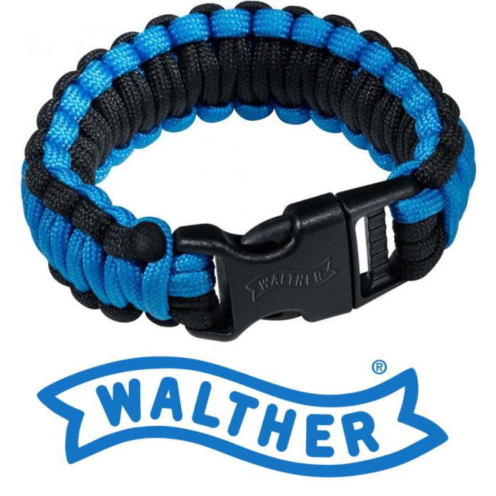 WALTHER PARACORD BRACELET BLUE / BLACK 2.7611