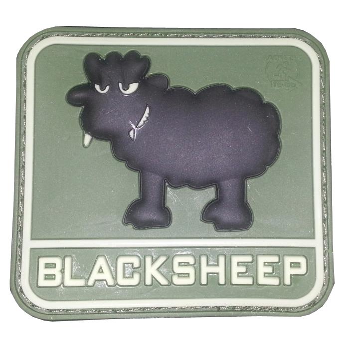 PATCH - BLACK SHEEP - GREEN MILITARY