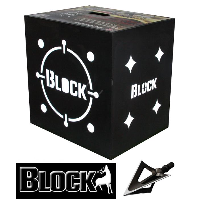 BLOCK-TARGET BLACK 18 CUBO PROFESSIONALE 46x46x40cm