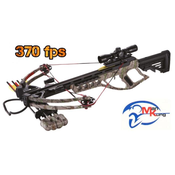 CROSSBOW MANKUNG XB-55 TACTICAL CAMO 185lbs 370fps FULL KIT